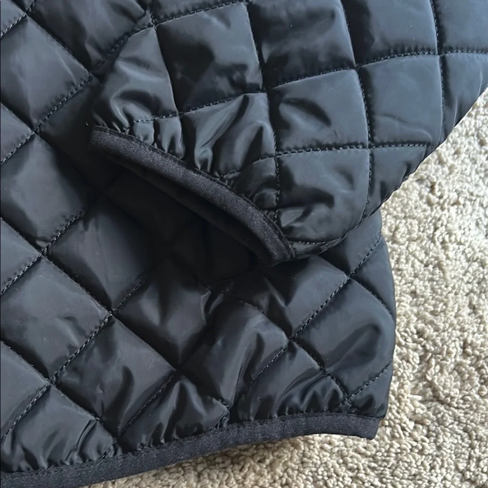 Simply Southern Black Quilted Jacket | Women’s Size XL | Zip-Up Lightweight Coat - Picture 5 of 10